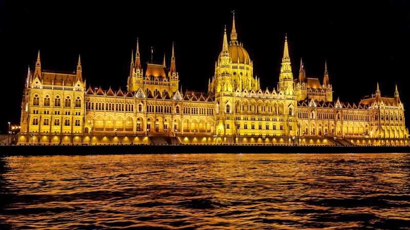 Hungarian Parliament Aglow