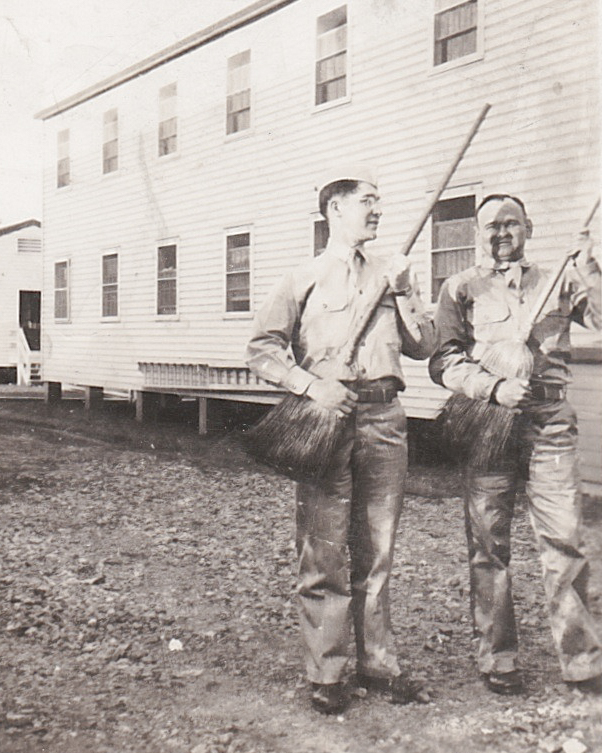 Jokie at Camp Chaffee, Arkansas, 1942