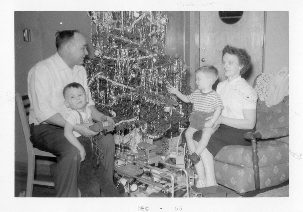 Bilcze Family, Christmas 1955
