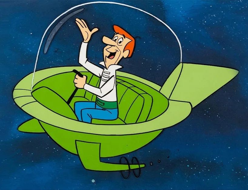 Happy Birthday George Jetson!
When The Jetsons debuted in 1962, George was 40 years old. Given that the show was set 100 years in the future, one can extrapolate that George was born in 2022, and, according to Warner Bros. Wiki, his exact birthdate is July 31. #thejetsons #georgejetson #happybirthday