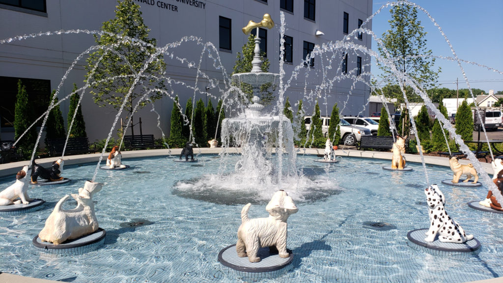 Dog Fountain in Downtown Mount Vernon